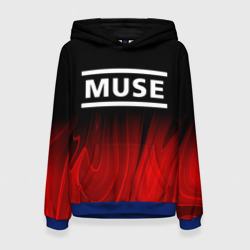 Женская толстовка 3D Muse red plasma