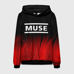 Мужская толстовка 3D Muse red plasma