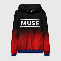 Мужская толстовка 3D Muse red plasma