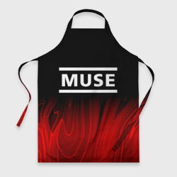 Фартук 3D Muse red plasma