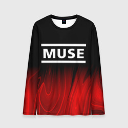 Мужской лонгслив 3D Muse red plasma