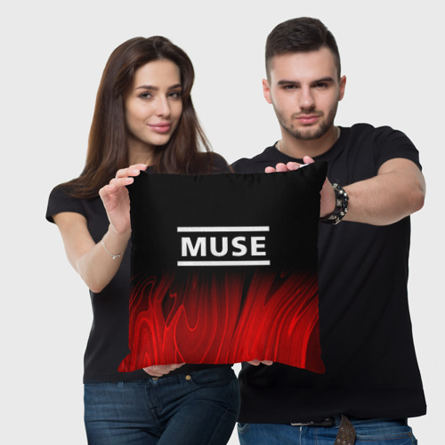 Подушка 3D Muse red plasma - фото 3