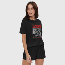Женская пижама с шортиками хлопок Манга Аниме Берсерк Гатс - фото 2
