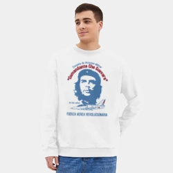 Мужской свитшот oversize без начеса хлопок Академия ВВС Кубы - фото 2