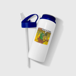 Бутылка для воды с трубочкой Лягушонок Пепе в беде - фото 2