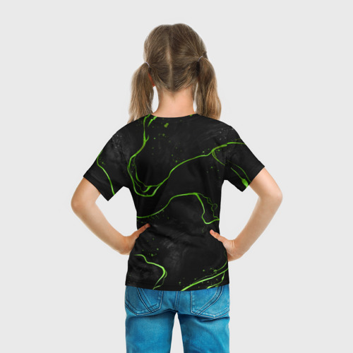 Детская футболка 3D с принтом Шкодавод, вид сзади #2