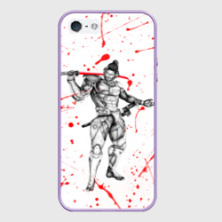 Чехол для iPhone 5/5S матовый Metal gear Rising blood