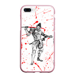 Чехол для iPhone 7Plus/8 Plus матовый Metal gear Rising blood