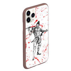 Чехол для iPhone 11 Pro Max матовый Metal gear Rising blood - фото 2