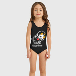 Детский купальник 3D Динозавр с рогами