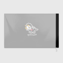 Флаг 3D Динозавр с рогами - фото 2