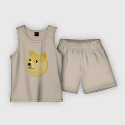 Детская пижама с шортами хлопок Пухленький Пёс Доге
