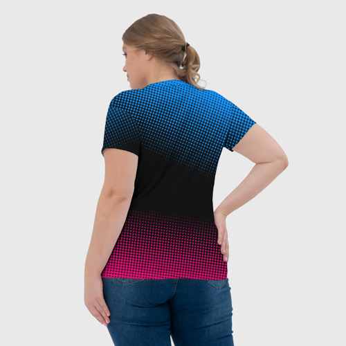 Женская футболка 3D с принтом Мастер Мастеров, вид сзади #2