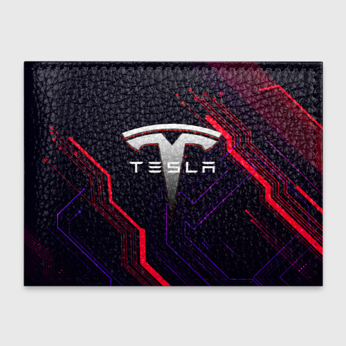 Обложка для студенческого билета Тесла электросхемы, цвет черный