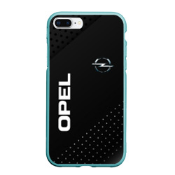 Чехол для iPhone 7Plus/8 Plus матовый Opel Карбон