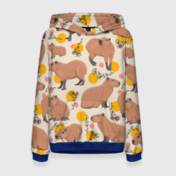 Женская толстовка 3D Милая капибару паттерн