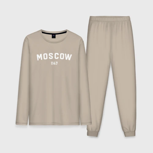 Мужская пижама с лонгсливом хлопок Moscow 1147