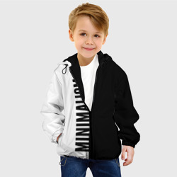 Детская куртка 3D Minimalism - black and white - фото 2