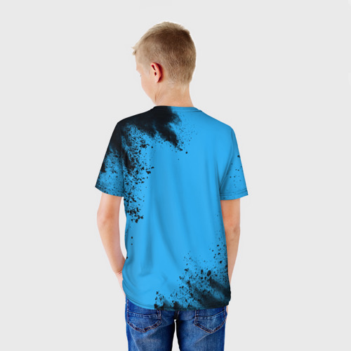 Детская футболка 3D Андрей космонавт футболист, цвет 3D печать - фото 4