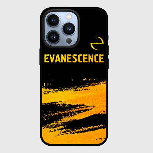 Чехол для iPhone 13 Pro Evanescence - gold gradient: символ сверху