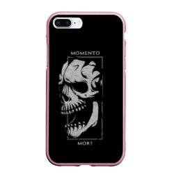 Чехол для iPhone 7Plus/8 Plus матовый Memento mori - skull