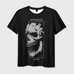 Мужская футболка 3D Memento mori - skull