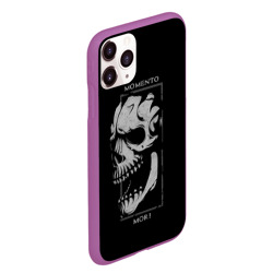 Чехол для iPhone 11 Pro Max матовый Memento mori - skull - фото 2