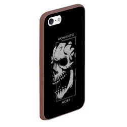 Чехол для iPhone 5/5S матовый Memento mori - skull - фото 2