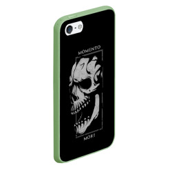 Чехол для iPhone 5/5S матовый Memento mori - skull - фото 2