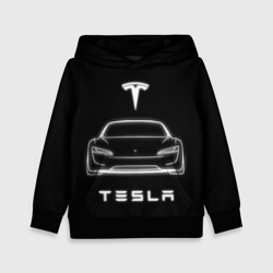 Детская толстовка 3D Tesla white light