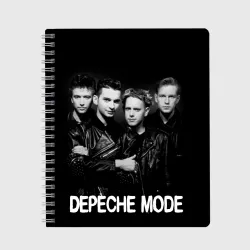 Тетрадь Depeche Mode - black & white portrait