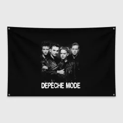 Флаг-баннер Depeche Mode - black & white portrait