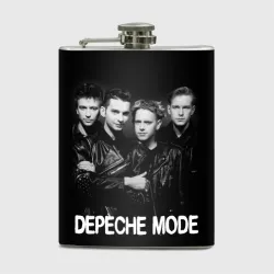 Фляга Depeche Mode - black & white portrait