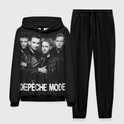 Мужской костюм с толстовкой 3D Depeche Mode - black & white portrait