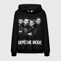 Мужская толстовка 3D Depeche Mode - black & white portrait