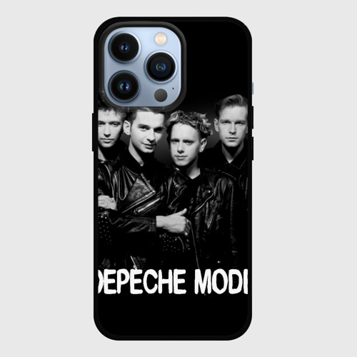 Чехол для iPhone 13 Pro Depeche Mode - black & white portrait, цвет черный