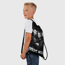 Рюкзак-мешок 3D Depeche Mode - black & white portrait - фото 2