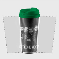 Термокружка-непроливайка Depeche Mode - black & white portrait - фото 2