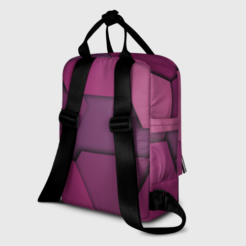 Женский рюкзак 3D Геометрические фигуры в движении - фото 5