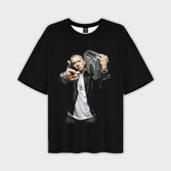 Мужская футболка oversize 3D Eminem rap hip hop