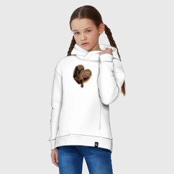 Детское худи Oversize хлопок Милый котик бурма - фото 2