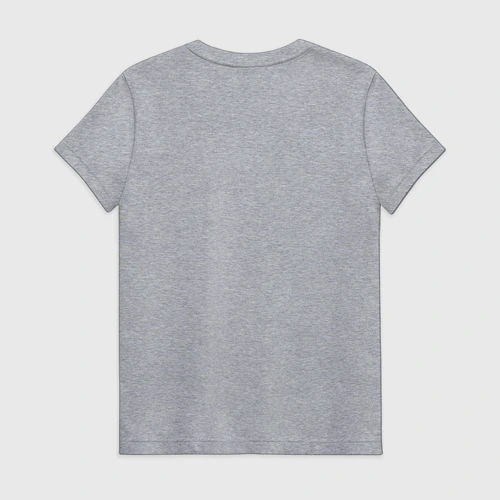 Женская футболка хлопок с принтом The Cure Роберт Смит, вид сзади #1