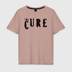 Мужская футболка хлопок Oversize The Cure лого