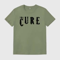 Мужская футболка хлопок The Cure лого