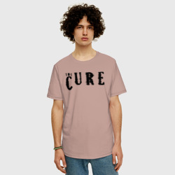 Мужская футболка хлопок Oversize The Cure лого - фото 2