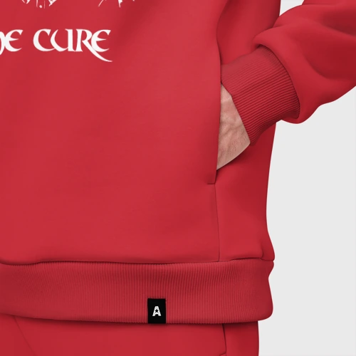 Мужской костюм oversize хлопок с принтом The Cure арт Роберт Смит, фото #4