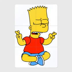 Магнитный плакат 2Х3 Барт Симпсон - сидит со скрещенными пальцами
