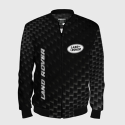 Мужской бомбер 3D Land Rover карбоновый фон