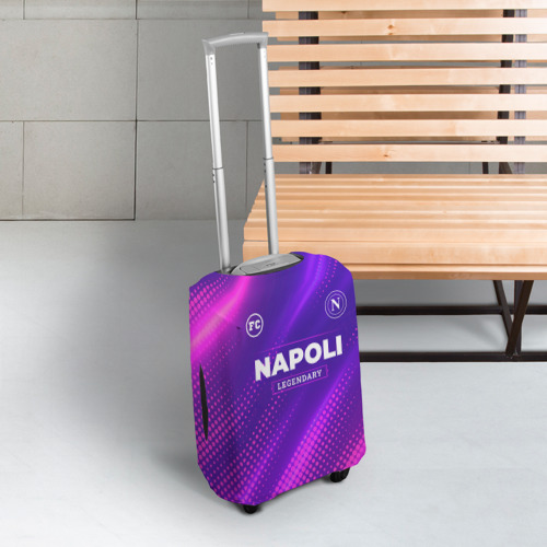Чехол для чемодана 3D Napoli legendary sport grunge, цвет 3D печать - фото 3