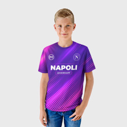 Детская футболка 3D Napoli legendary sport grunge - фото 2